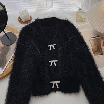 Kaylani Mohair Cardigan - SunsetFashionLA